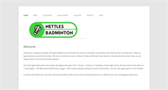 Desktop Screenshot of nettlesbadminton.org.uk